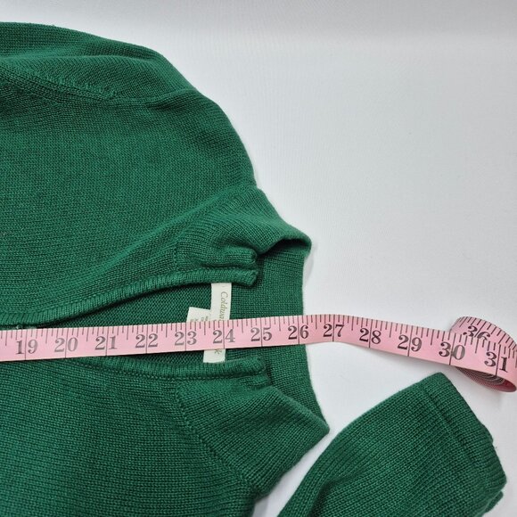 Vintage Coldwater Creek Christmas Cardigan Sweater Full Zip Women's Size XL - Picture 10 of 11